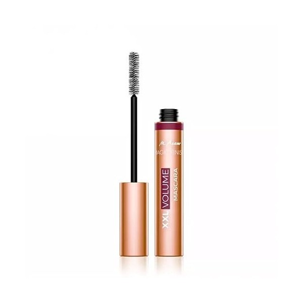 M. Asam MAGIC FINISH Mascara Volume 10ml , Mascara noir au beurre de monoï, 4-en-1: volume, forme, définition et pigmentatio