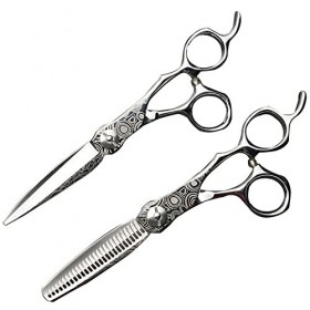 leybold Ciseaux De Coiffure Professionnels Ensemble De Ciseaux Hybrides Hybrides De Texture De 6,0 Pouces, Ciseaux Daminciss