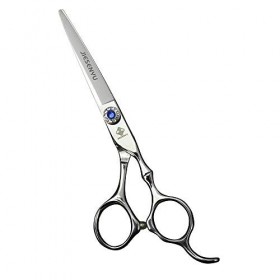 JHYS Kit de Ciseaux de toilettage, 6 Pouces Argent Bleu Diamant vis personnalité poignée Ciseaux de Coiffure Mode Simple Coif