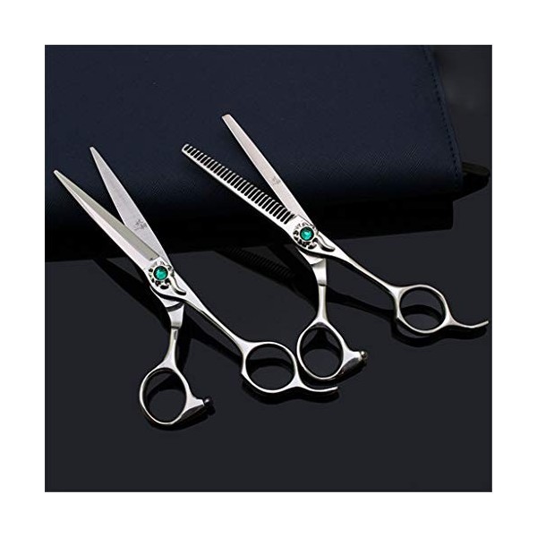 Professional 6.0 Pouces Coiffure Ciseaux De Coiffure Set Ciseaux À Effiler Ciseaux De Coupe De Haute Qualité Ciseaux Plat Den