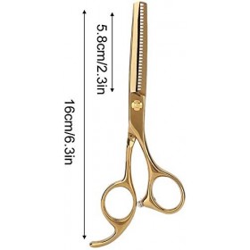 Ensemble de coiffure Ciseaux de coupe de cheveux professionnels, ciseaux de coupe de cheveux, ciseaux doutils de coiffure 0 R...