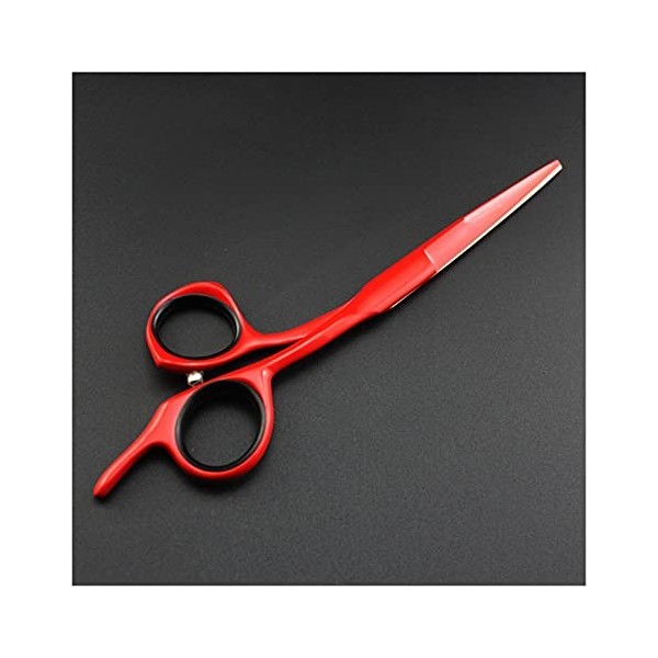 Tondeuse à cheveux rouge 5/5,5/6, ciseaux, coiffeur, ciseaux de barbier, ciseaux de coiffeur, ciseaux de coupe de cheveux 