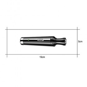 FURLOU Tondeuse à poils de nez, 4 en 1 Tondeuse à poils de nez Nettoyant for oreilles de nez Tondeuse à poils de nez recharge