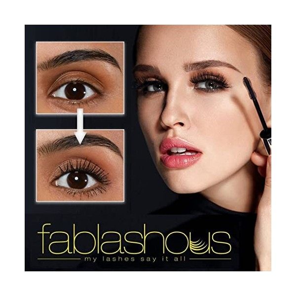 The Original Fablashous Extensions de cils en fibre de thé vert naturel 3D épaississant et allongeant dans un coffret de luxe