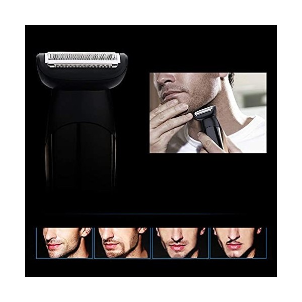 Tondeuses à Cheveux pour Hommes, Tondeuse à Cheveux 3-en-1 Rasoir Nez Tondeuse à Cheveux électrique Rechargeable Tondeuse à C