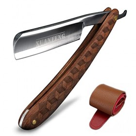 LAcier Fin Allemand Fait Vieux Rasoir Tranchant Homme Manuel Rasoir Coupe De Cheveux Rasoir Sourcils Rasoir Salon De Coiffur