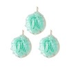 CJBHSD Lot de 3 Serviettes exfoliantes Boules de luffa de Douche éponge de Bain Douche exfoliant pour Le Corps exfoliant pour