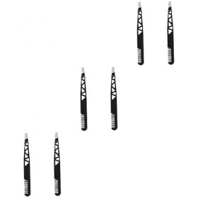 Pincettes dextension de cils de beauté, pincettes de précision 6 pièces pinces nasales pour nez pince à sourcils pince à nez