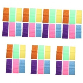 ABOOFAN 42 Pièces Serviette De Bain Exfoliante Épurateur De Baignoire Gant De Toilette Coréen Serviette Japonaise Exfoliant É