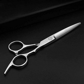 Ciseaux à cheveux Ciseaux de barbier 6,0 pouces Ciseaux de coiffure Salon de coiffure Ensemble de ciseaux familiaux Plat + En
