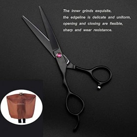 Ciseaux de coupe de cheveux professionnels à main, kit de ciseaux de coiffure, ciseaux amincissants droits, outils de salon d