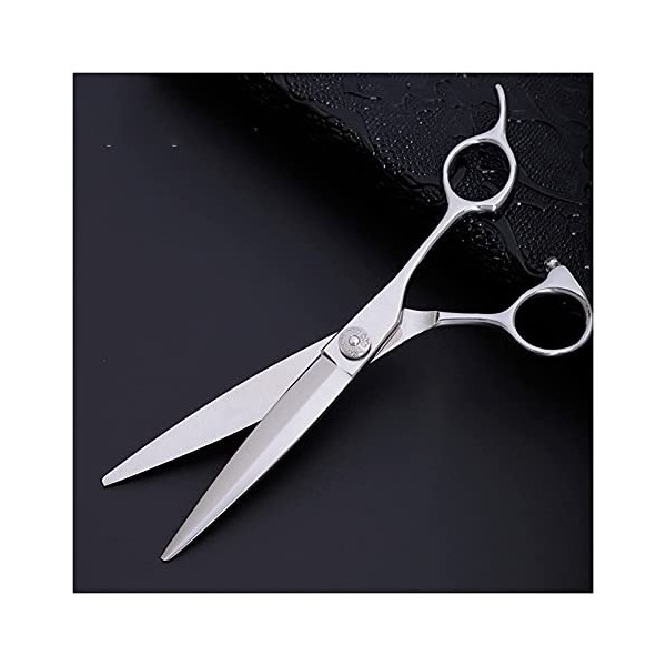Ciseaux de coupe de cheveux Ciseaux de coiffure professionnels de 6,8 pouces, coupe plate, coupe complète à main levée, cisea