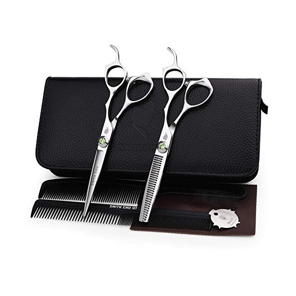 DANTB 6,0 Pouces Principal Coiffeur Rotating Screw Salon de Coiffure Coupe de Cheveux et Ciseaux Dilution Set pour Salon de C