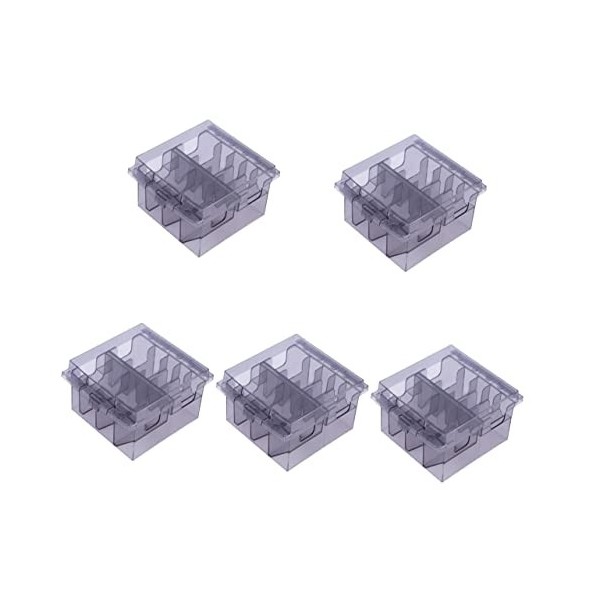 minkissy 3 Pièces Boîte De Rangement Peigne Porte-ciseaux De Coupe De Cheveux Organisateur De Tondeuse à Cheveux Organisateur