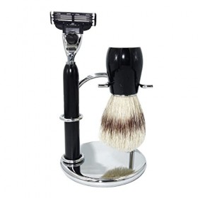 NSNT Exquis Support de Brosse de Rasoir pour Hommes, Ensemble de Brosse de Rasage de Voyage à la Maison pour Hommes, Support 
