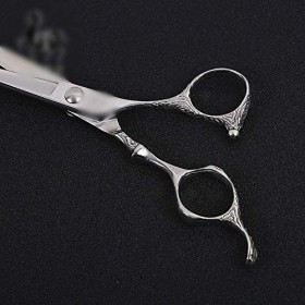 GaoF Ciseaux de Coiffure Professionnels pour Coiffeur de 6 Pouces, cisailles Plates, Outils de Coiffure Professionnels Haut d