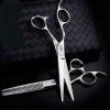 Coiffure Professionnelle Haut de Gamme Main Gauche Ciseaux Set 6.0 Pouces Coiffeur Dilution Salon de Coiffure Shear Haircut S