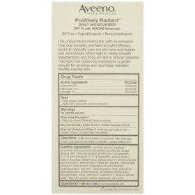 Aveeno Positively Radiant Soin hydratant quotidien 118&nbsp;ml SPF 15