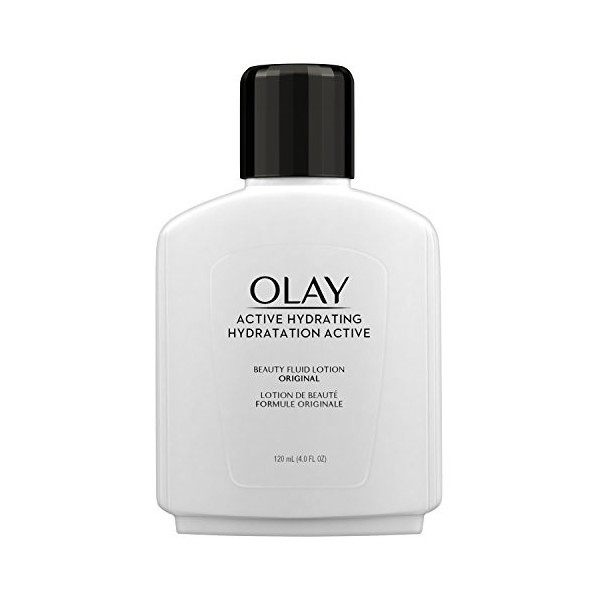 Olay Active Hydrating Beauty Fluid Original Crème Hydratante - Lot de 2 Crème Jour et Nuit