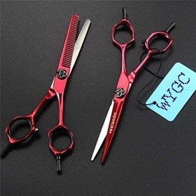Ciseaux de coiffure, ensemble de ciseaux de coiffure, haute dureté tranchants 17 cm, outils professionnels de coupe de cheveu
