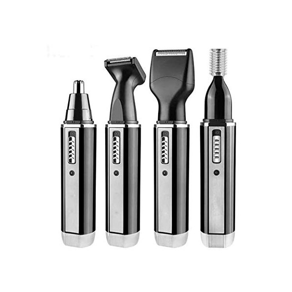 SMSOM Rasoir électrique pour Hommes 4 en 1 Rasoir électrique Nez Tondeuse à Cheveux et Coupe-Barbe Rechargeables Shavers sans