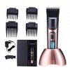 FSCLJ Tondeuse à Cheveux 100-240V Tondeuse à Cheveux sans Fil Kit de Rasoir à Barbe sans Fil Rechargeable, avec Station de Ch