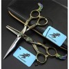 Ciseaux de coiffure Professional Premium 6.0 pouces personnalité Phoenix Poignée Set 440C Styliste Barber Scissor Texture Dil