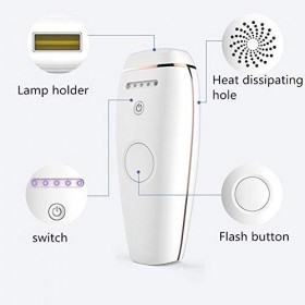Appareils dépilation IPL, épilateur de cheveux parfait électrique indolore sur le corps, le visage, le bikini et les aissell