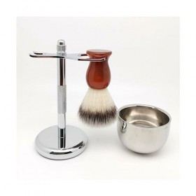 BGGIWY Supports de Brosse de Rasoir pour Hommes, Mode synthétique pour Homme Comprenant Un Support de Tasse à raser, Parfait 