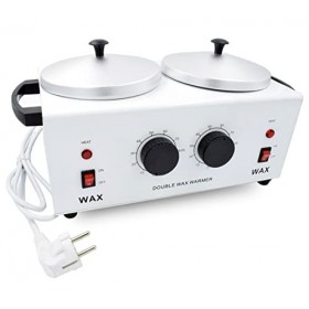 GQCNZB Machine à Cire à épiler Double Chauffe-Paraffine Chauffe-Cire Spa Mains et Pieds Épilateur Épilation Beauté Outil Port