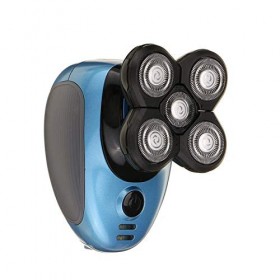 ZRSJ Étanche Tondeuse Cheveux Hommes, Barbe Tondeuse 5 en 1, Tondeuse électrique Rotative 4d Cheveux, Convient à La Vie De Fa