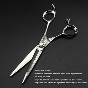 Ciseaux à cheveux en acier, ciseaux de coupe pour salon de coiffure professionnel, ciseaux amincissants, outil de coiffure c ...