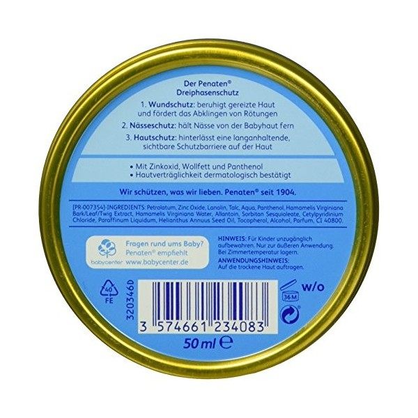 3675 JOHNSON & JOHNSON PENATEN BABY CR 50ML NUOVO Crème Jour et Nuit