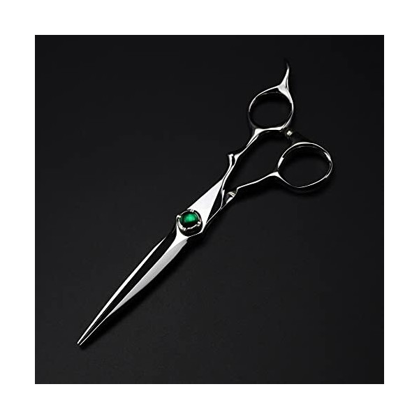 ciseaux de coiffeur Ciseaux De Coupe De Cheveux, 6 Pouces Professionnel Japon 440c Acier Haut De Gamme Vert Gem Cut Ciseaux D