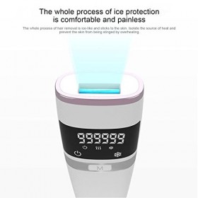 XieBro 999999 flashs IPL épilateur LCD Lasers épilation photoépilation permanente indolore pour Hommes Femmes Tondeuse dépila