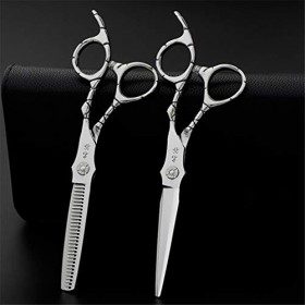 LIUSU Ciseaux de Coiffure Professionnels, kit de Ciseaux de Coiffure Professionnels Haut de Gamme 6,0 Pouces Ciseaux à Dent
