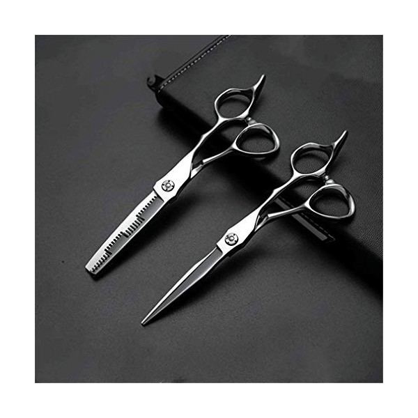 Professionnel Haut de Gamme 6,0 Pouces Salon de Coiffure 440C Inoxydable de Sharp Ciseaux de Coiffure Coupe de Cheveux Set Ci