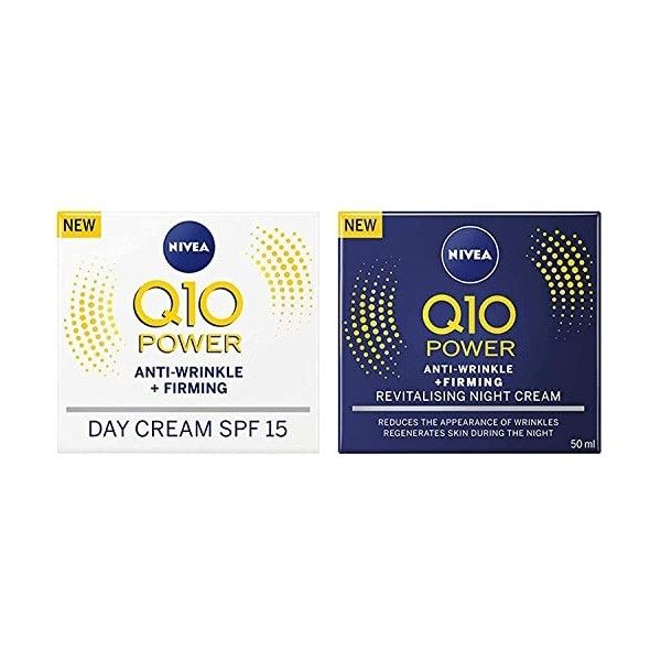 Nivea Q10 Plus Anti-Falten Face Q10 Creme, 50 ml Crème Jour et Nuit