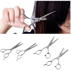 Ensemble de coiffure 2 pièces, ciseaux professionnels pour coupe de cheveux, ciseaux amincissants, ensemble de coiffure Rasag...