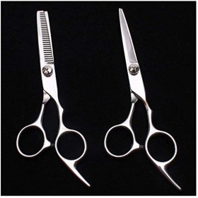 Ensemble de ciseaux de coiffure, ciseaux de coupe, ciseaux amincissants, ciseaux de coiffeur professionnels, bricolage de sal...