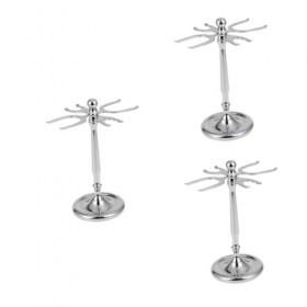 POPETPOP 3 Pièces Rasoir Pour Hommes Sans Trace Socle Pour Rasoir Support Mural Support Pour Rasoir En Acier Inoxydable Suppo