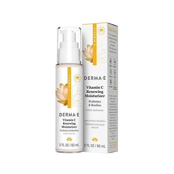 Derma E - Vitamin C Renewing Moisturizer - 2oz / 60ml Crème Jour et Nuit