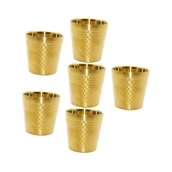 Beaupretty 6 Pcs Bol À Raser Outils Pour Hommes Bol À Mélanger En Acier Inoxydable En Acier Inoxydable Tasse À À Raser Tasse 