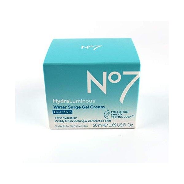 No7 HydraLuminous Water Surge Gel Crème Crème Jour et Nuit