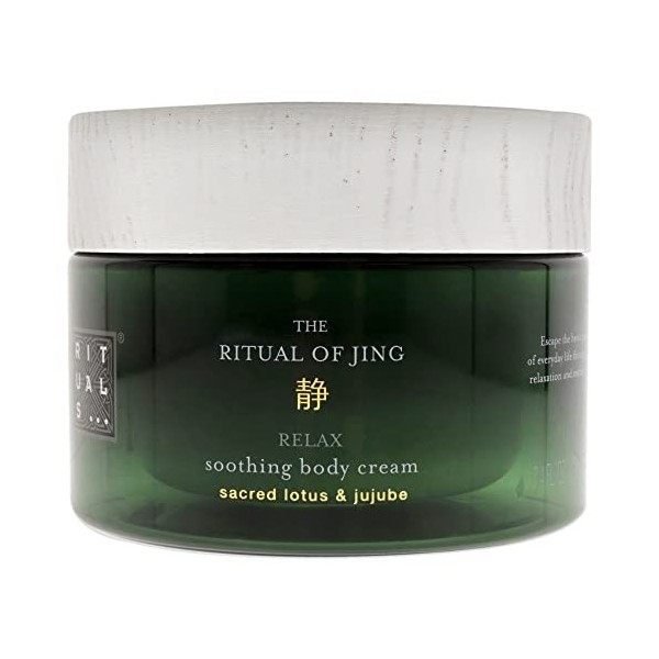 The Ritual of Jing Soothing Body Cream by Rituals for Unisex - 7.4 oz Cream 220 ml Lot de 1 Crème Jour et Nuit