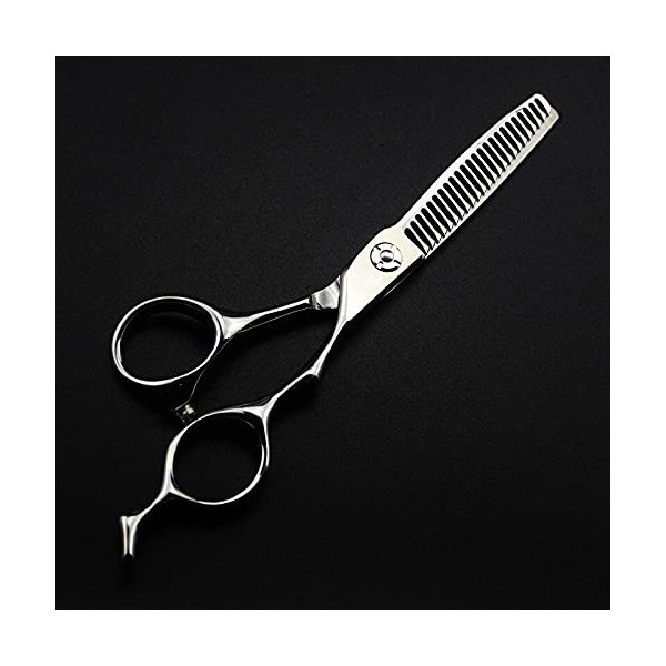 ciseaux de coiffeur Ciseaux de coupe de cheveux, 6 pouces japon 9cr13 acier argent coupe ciseaux de salon de coiffure coupe c