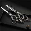 Chaomeiart Coiffure Ciseaux De Coiffure 440C Japan Steel 6.0 Pouces Effiler Set Professionnel Silence Qualité Cisailles Dents