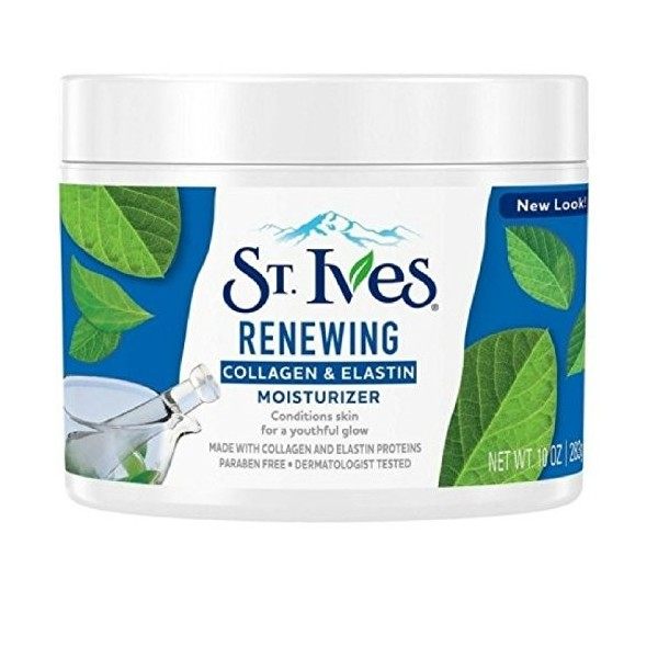 St Ives Collagène élastine hydratant visage Timeless Peau 295 ml Jar 3-Pack Crème Jour et Nuit