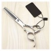 Ciseaux professionnels pour cheveux gauchers, outil de coiffure, ciseaux de coiffeur couleur: amincissement de 5,5 pouces 