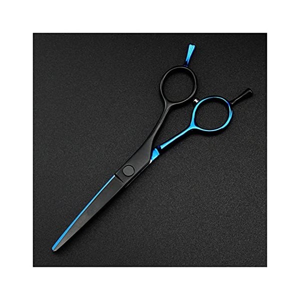 Tondeuse à cheveux bleue et noire de 14 cm, ciseaux pour coupes de cheveux, coupes de cheveux clairsemées couleur : coupe 